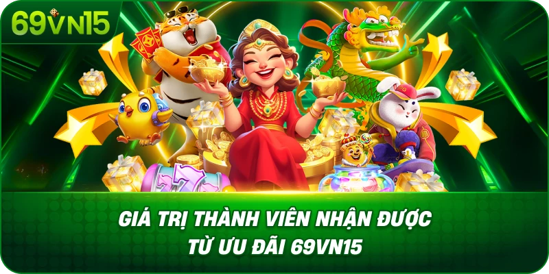 Khuyến Mãi 69VN15 Cập Nhật Ưu Đãi Hấp Dẫn Mỗi Ngày 4 Giá Trị Thành Viên Nhận Được Từ Ưu Đãi 69VN15